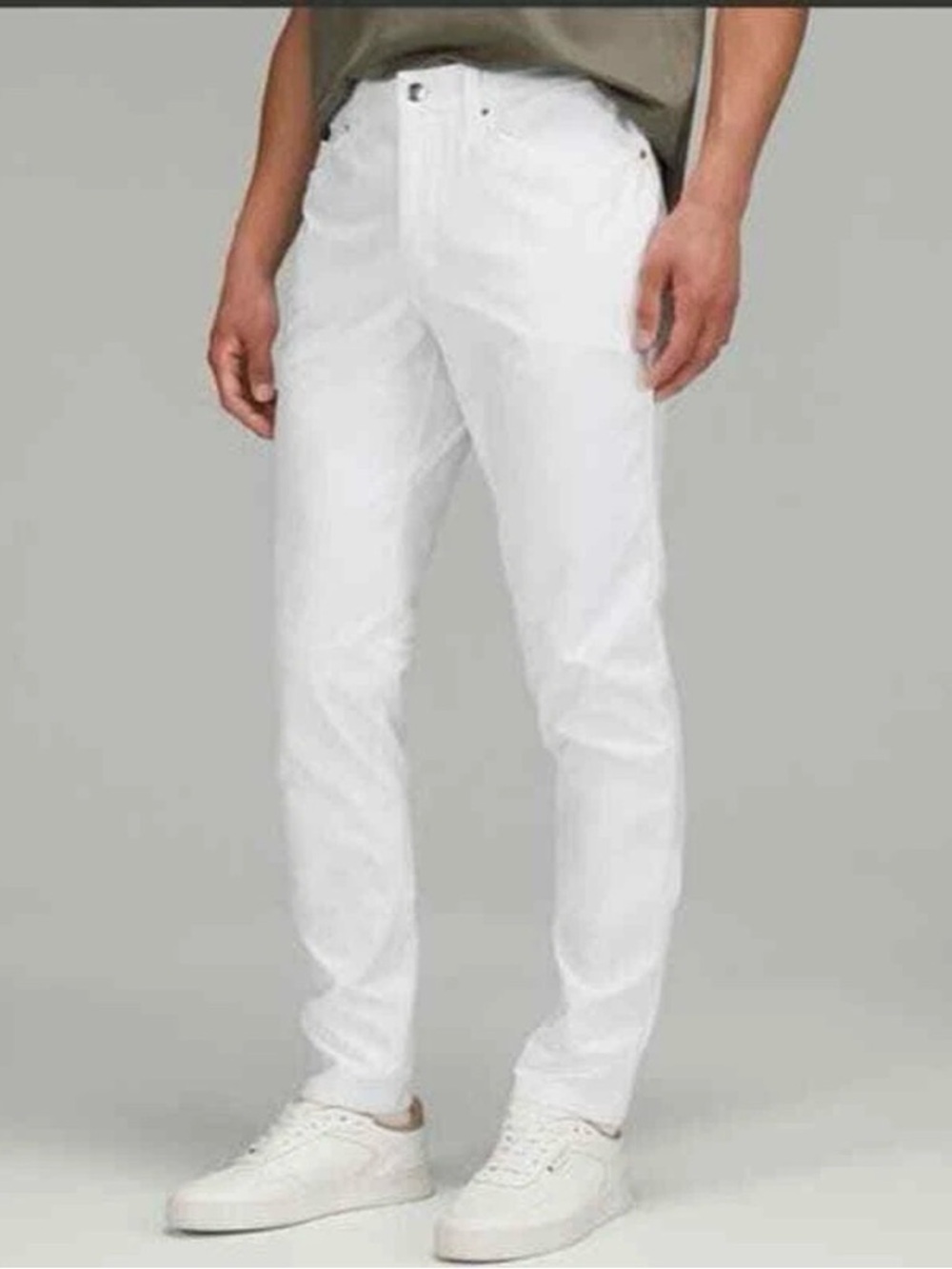Lululemon's ABC Slim-Fit Pants in white Utilitech Size: 32